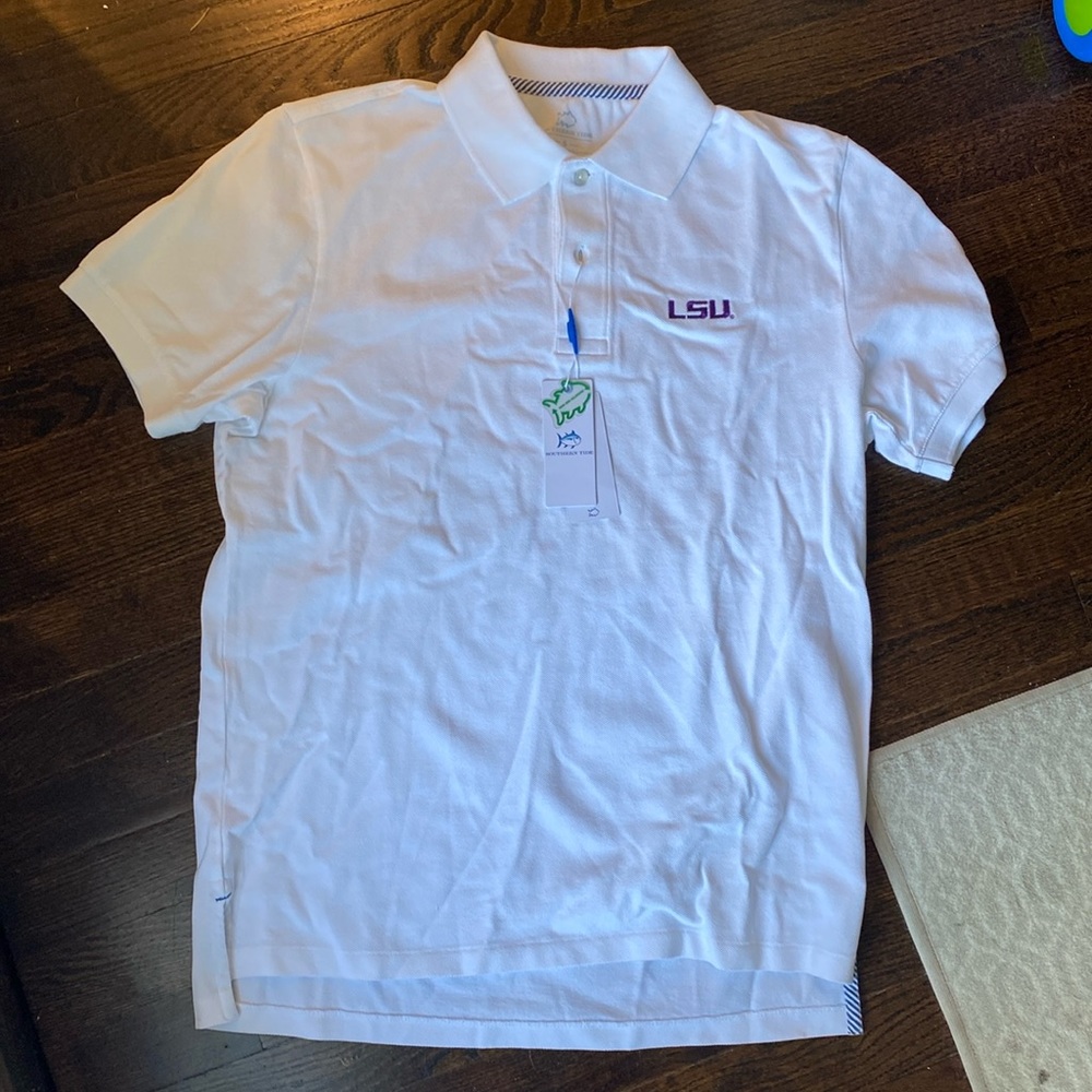 Mens Southern Tide LSU polo